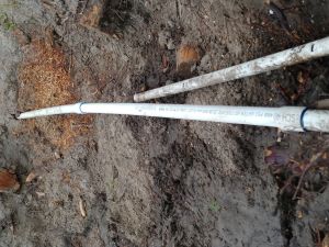 Sprinkler PVC Pipe repair complete