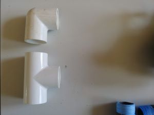 1 inch PVC fittings, Tee and Elbow